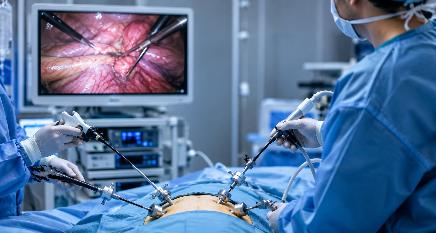 Laparoscopy surgery at Desai Hospital