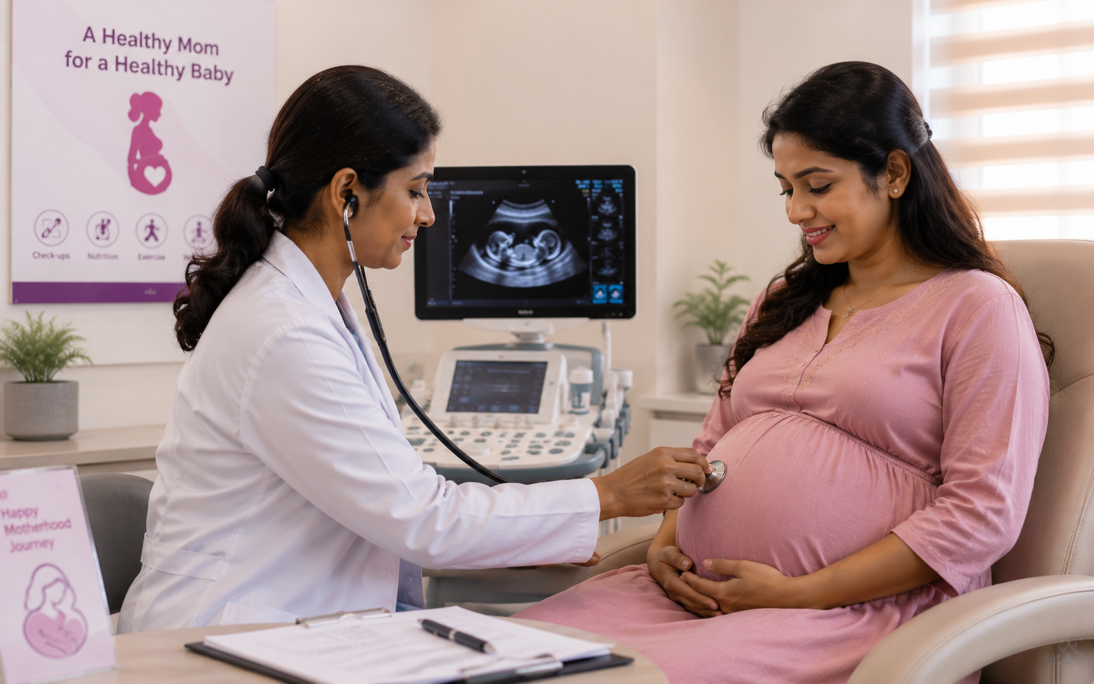 Antenatal check-up scan