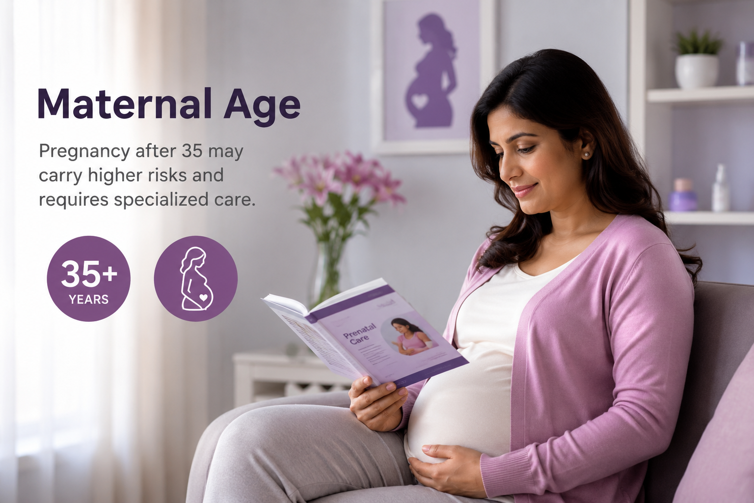 Maternal age pregnancy risk over 35