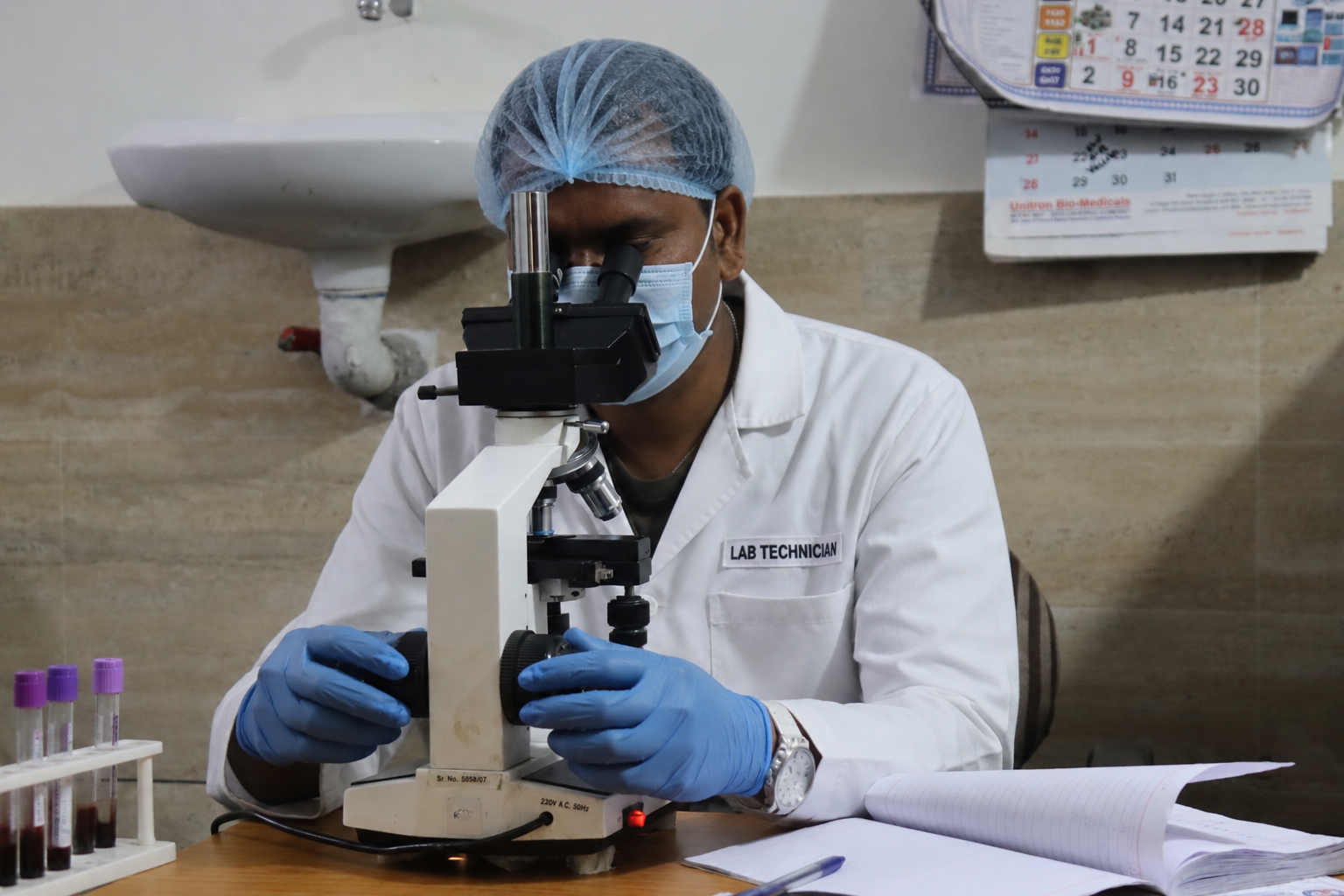 Lab Equipment at Desai Hospital